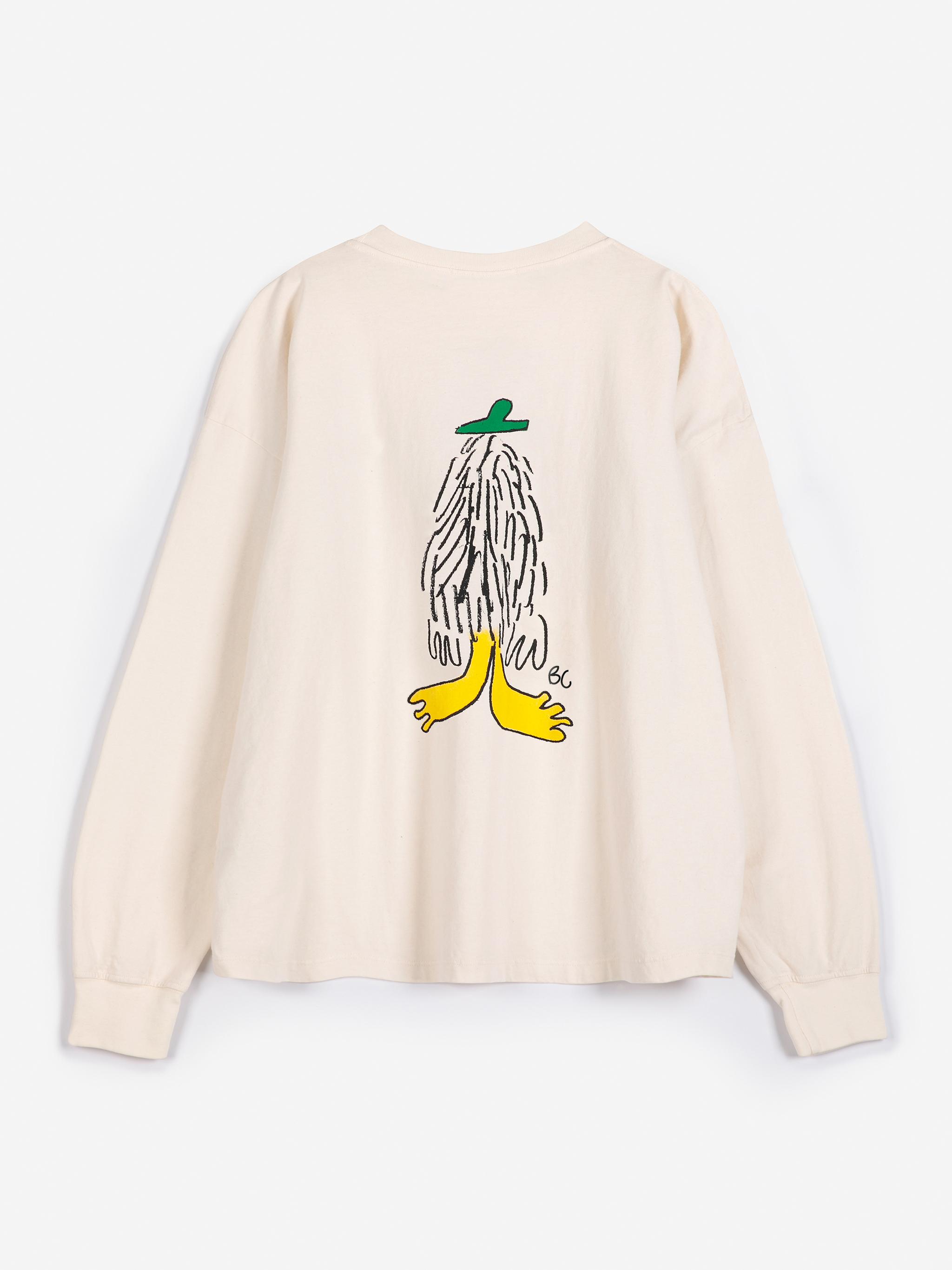 Bobo Choses Hidden Monster T-Shirt Damen Print off white weiß